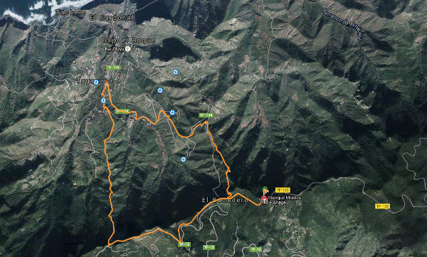 Wikiloc Albergue-Taganana (por Lomo Abicore)