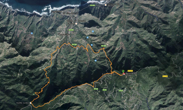 Wikiloc Las Vueltas de Taganana