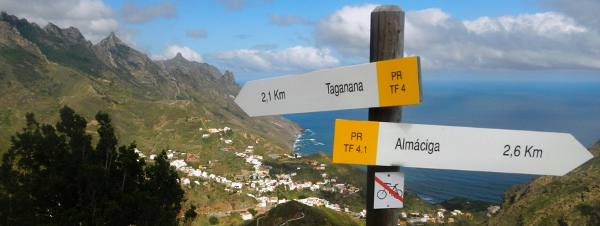Ruta senderismo Albergue - el Bailadero -.Taganana