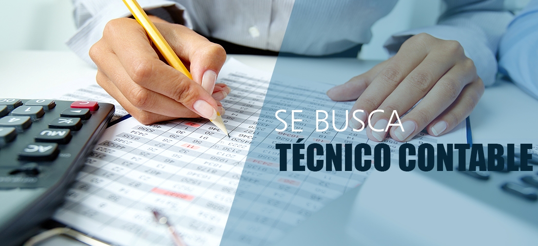 se busca técnico contable