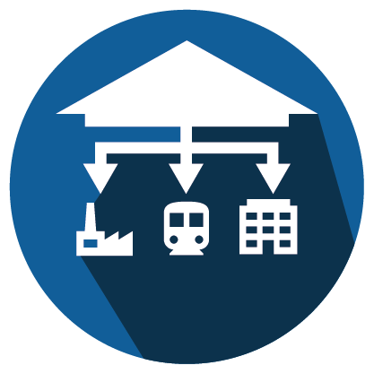 Icono alegórico Organismos Autónomos y Entidades Públicas Empresariales Locales