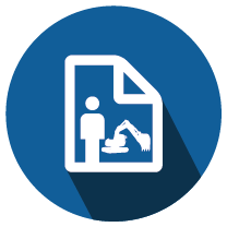 Icono alegórico Contratos de obras