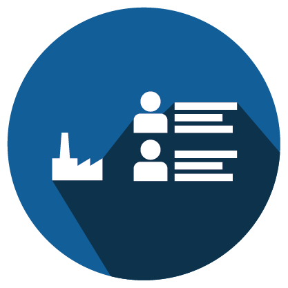 Icono alegórico Relación de Puestos de Trabajo y Plantillas