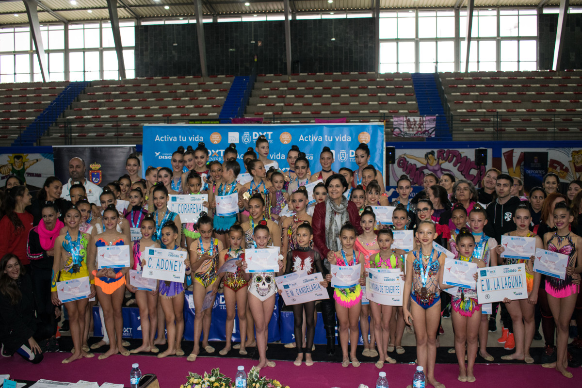 Gimnasia rítmica en los XXXI Juegos Cabildo de Tenerife