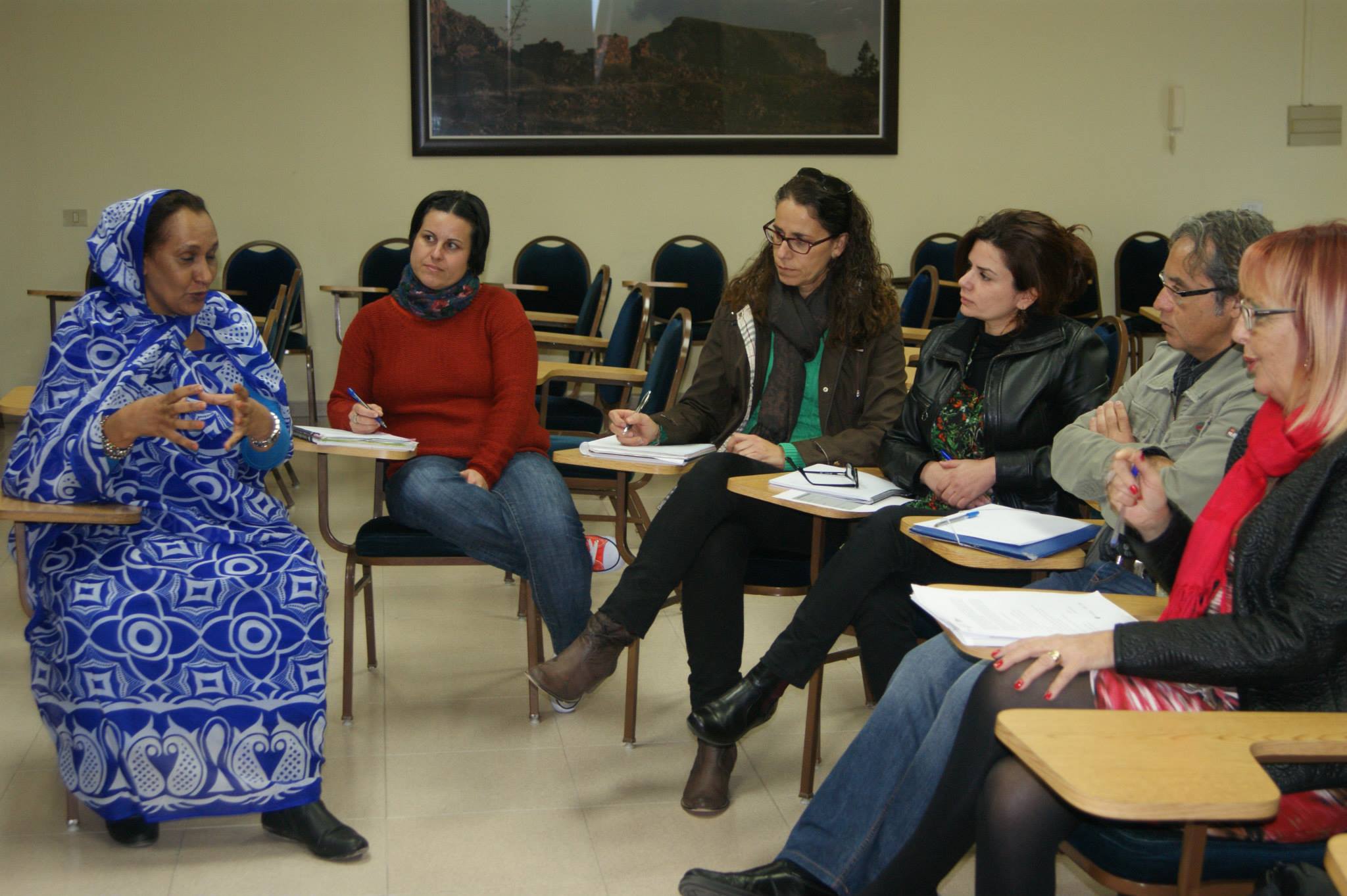 Fotografía de varios participantes del encuentro organizado por Juntos En la msima dirección