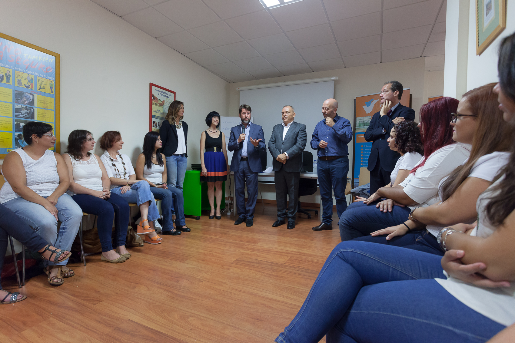 Presentación de La Lanzadera de Empleo en La laguna