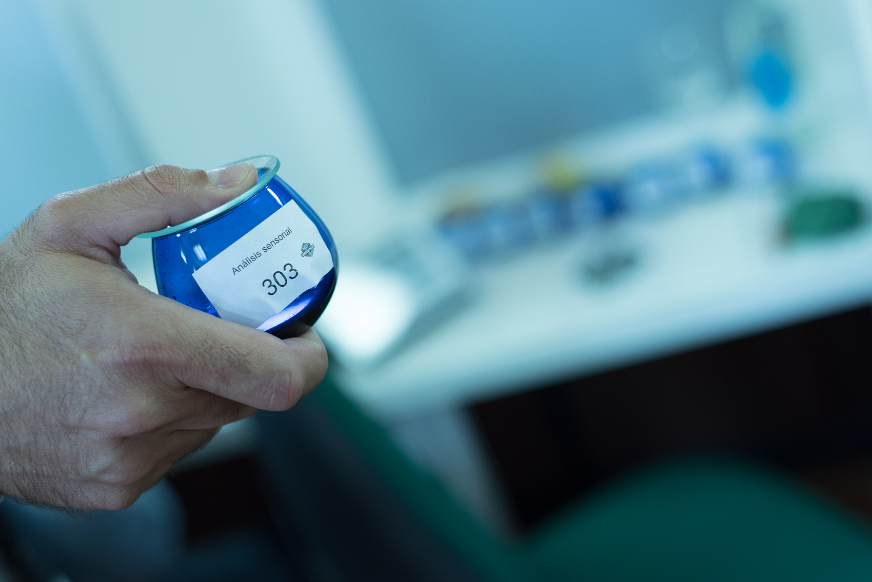 Detalle de una de las muestras presentadas