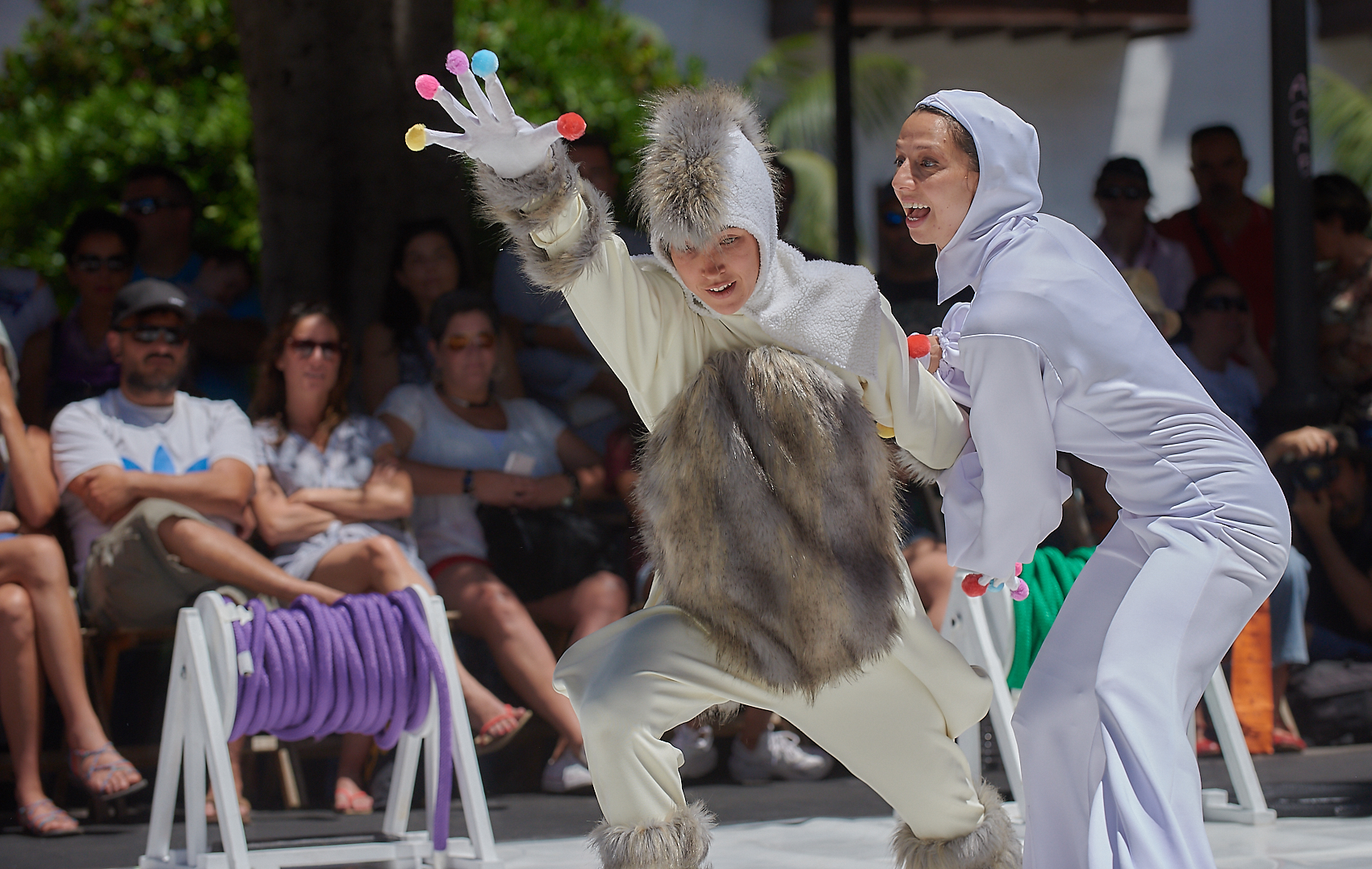 Actuación de Tenerife Danza Lab en el Festival Muec
