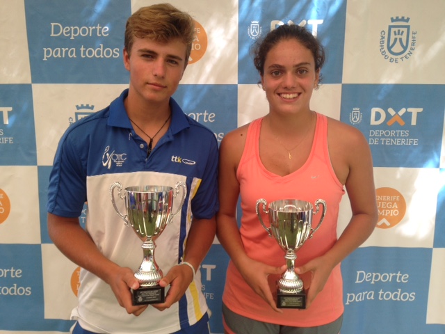Arce y Pérez repitieron triunfo en la categoría júnior del XIV Torneo Isla de Tenerife