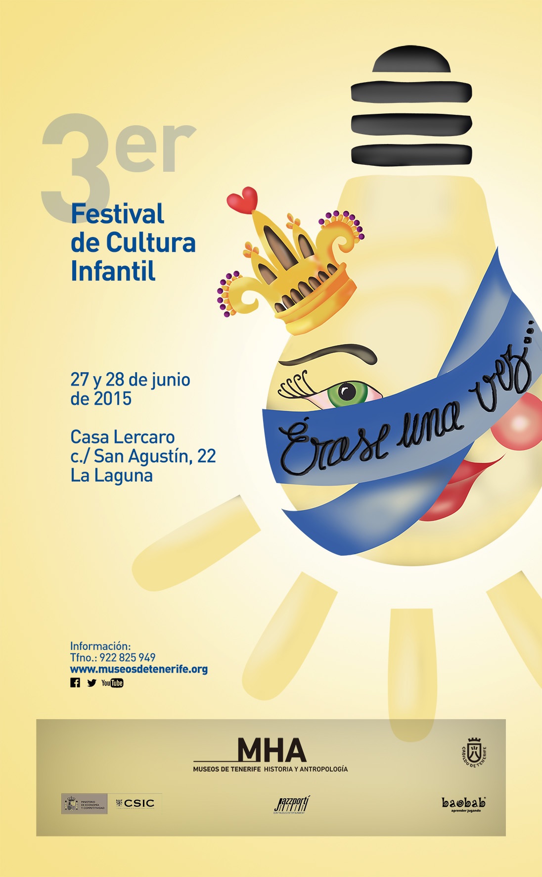 Cartel del festival infantil Érase una vez