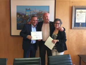 Efraín Medina durante la visita a la Autoridad Portuaria de Santa Cruz de Tenerife 