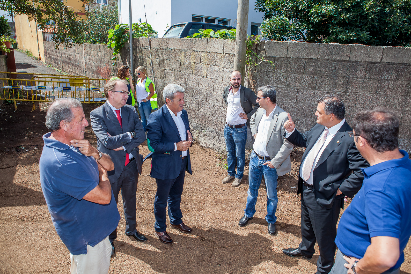 Visita obras en la calle Suerte Largas de Guamasa/Tony Cuadrado Freelancer