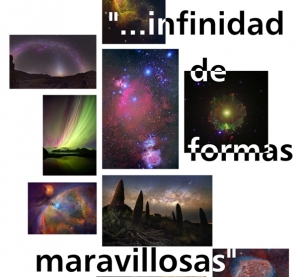 Cartel de la conferencia en el Museo de la Ciencia y el Cosmos