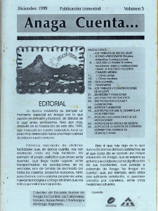 Anaga Cuenta – Diciembre 1999