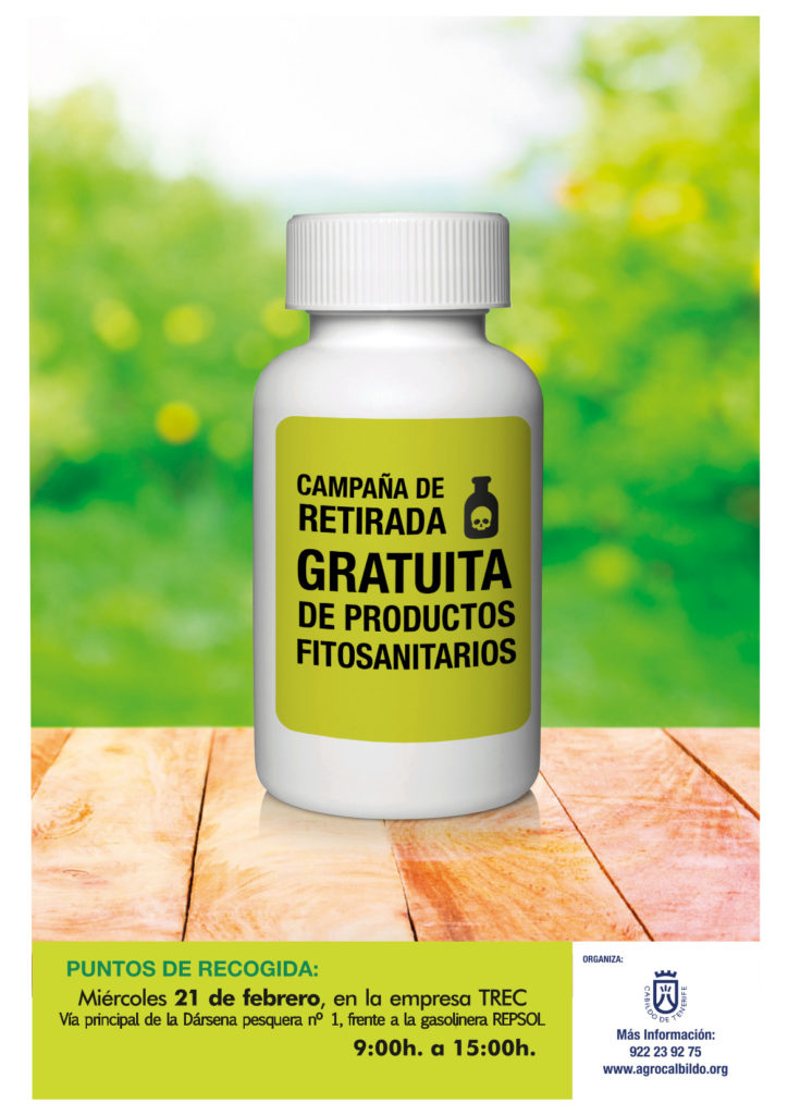 Cartel Retirada Fitosanitarios en Anaga