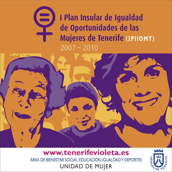 Cartel I Plan Insular de Oportunidades de las Mujeres de Tenerife