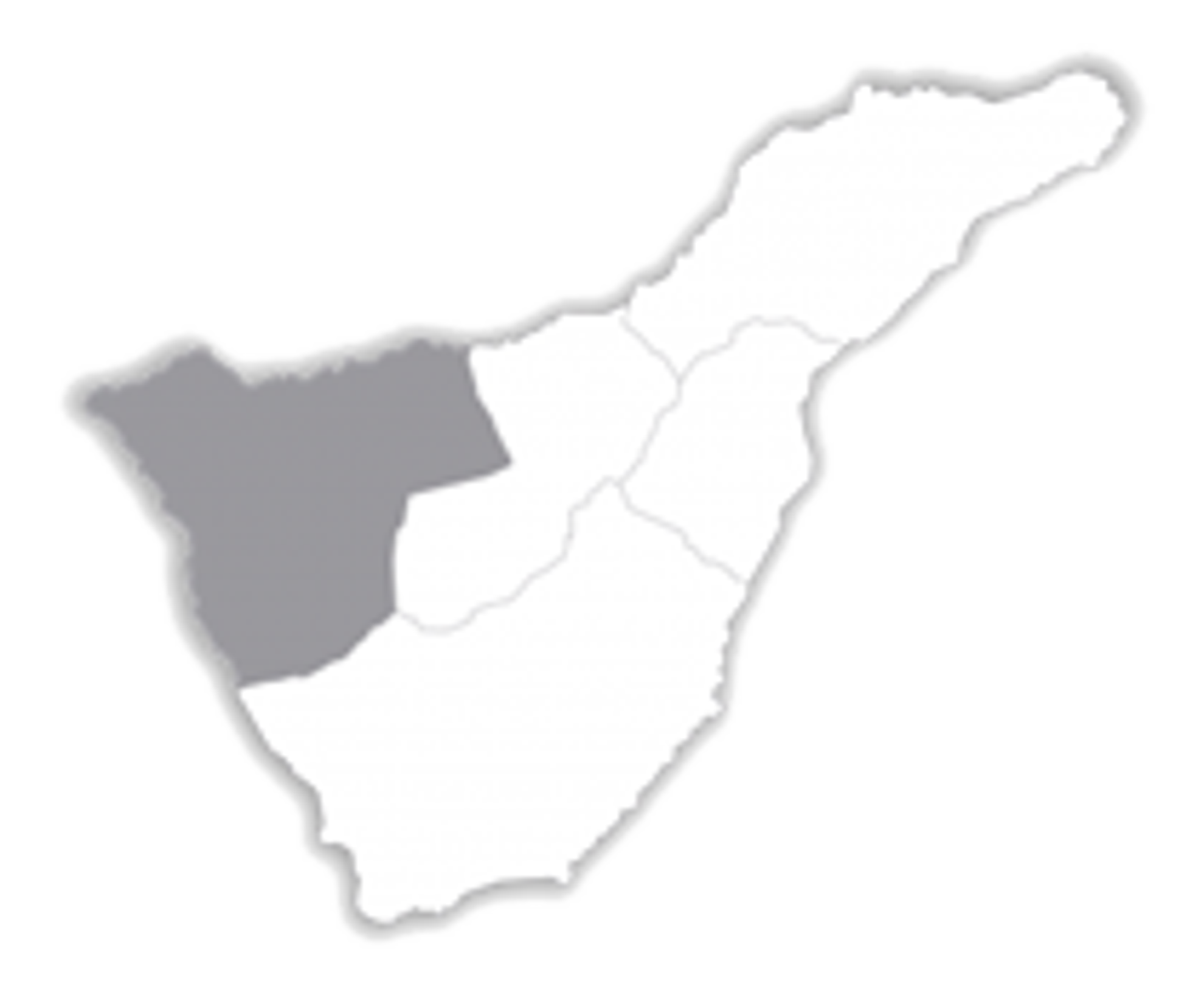Mapa Denominación Origen de Ycoden-Daute-Isora